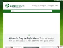 Tablet Screenshot of evergreenbc.org